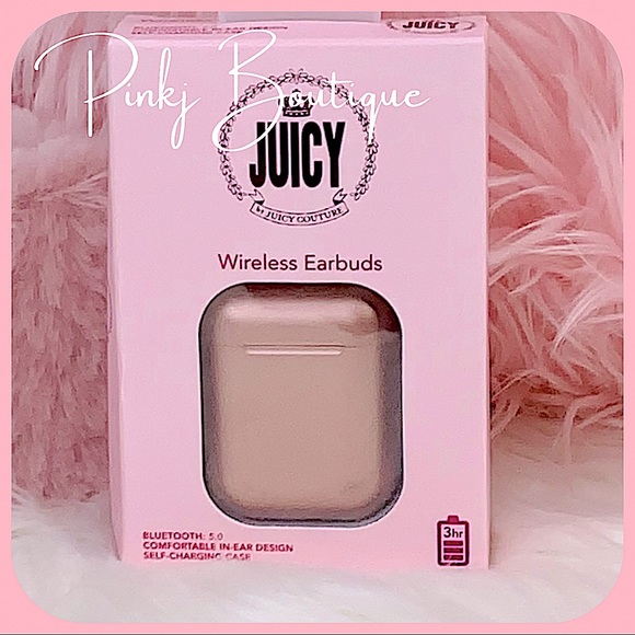 🌟1 LEFT!💗🎧{Juicy Couture} Rose Gold Dots Crown Wireless Fashion Ear Buds! - Picture 5 of 6